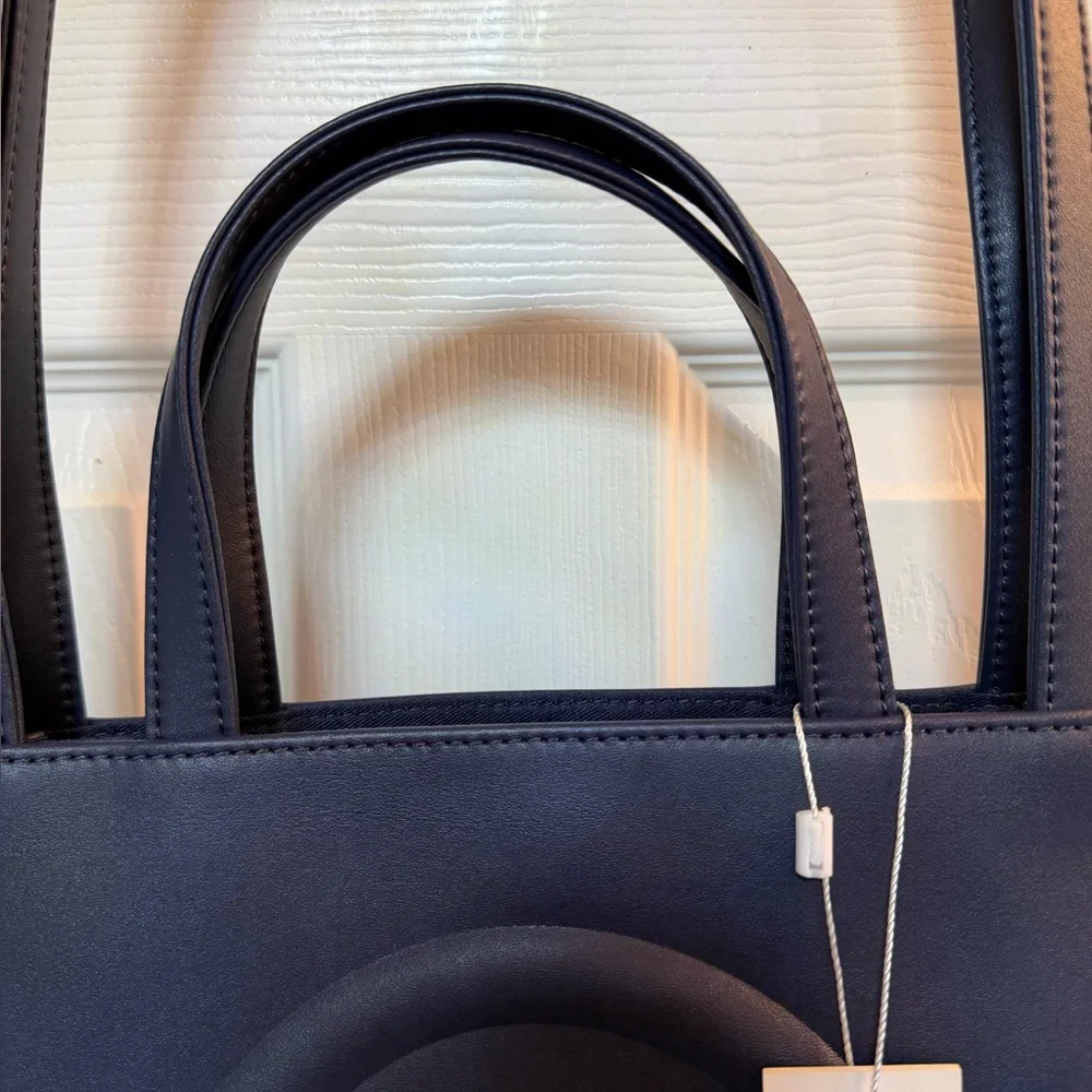 Telfar Schmedium Navy Blue Shopping Bag - Picture 11 of 14
